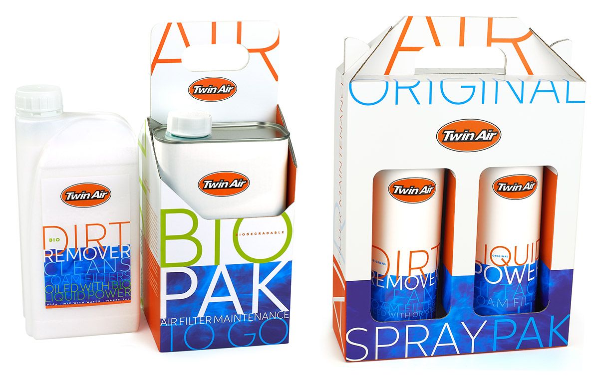 Twin Air Filter Care Bio Pak and Spray Pak
